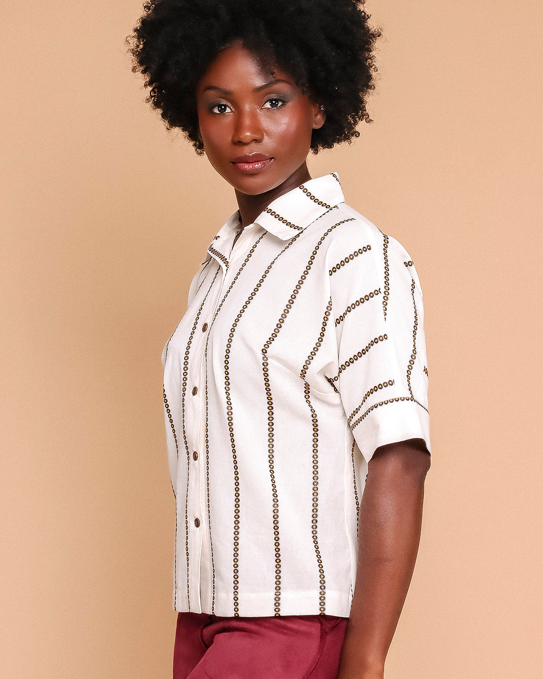 Camisa Margarida- Creme