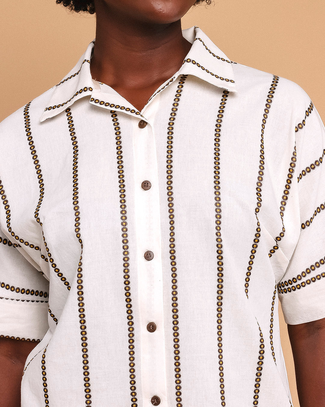 Camisa Margarida- Creme