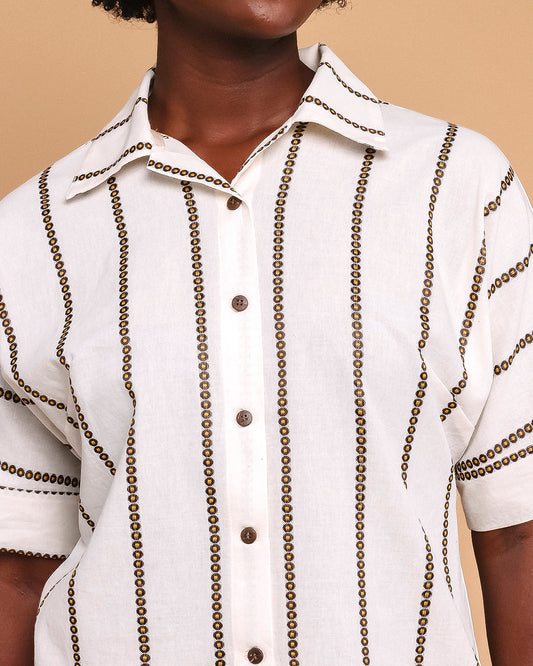 Camisa Margarida- Creme
