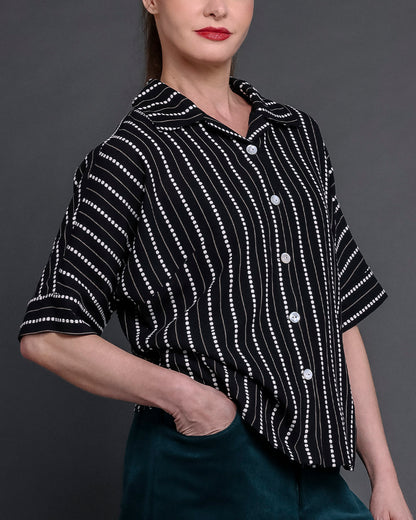 Camisa Margarida - P&B