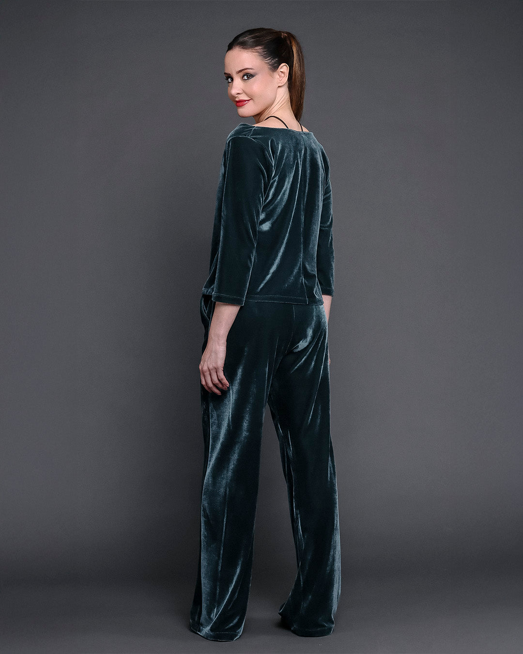 Calça Leão - Veludo Verde