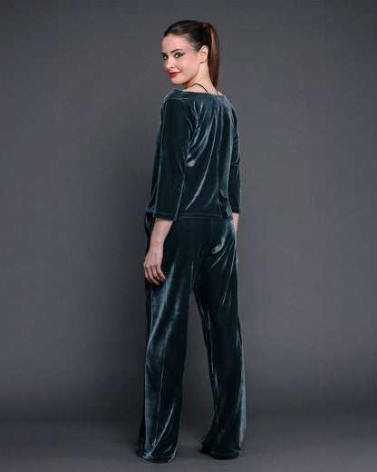 Calça Leão - Veludo Verde
