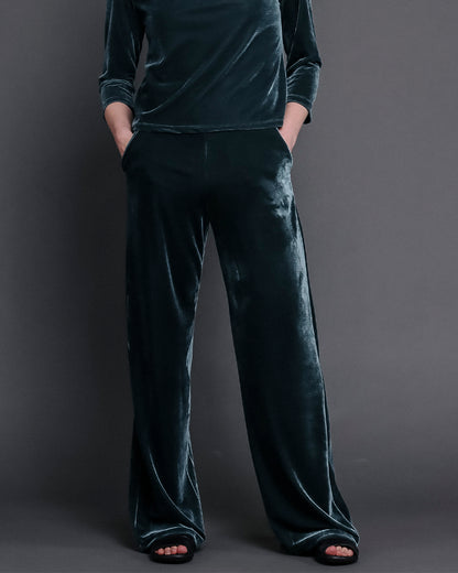 Calça Leão - Veludo Verde