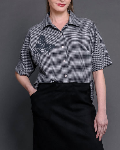 Camisa Margarida- Xadrez