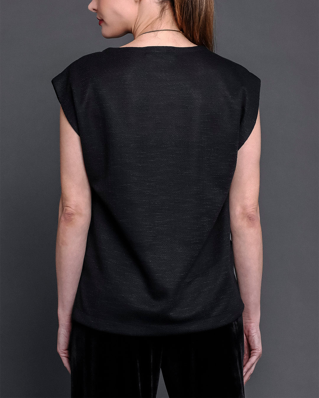 Blusa Tricô- Preta
