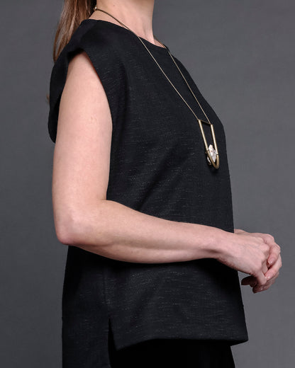 Blusa Tricô- Preta
