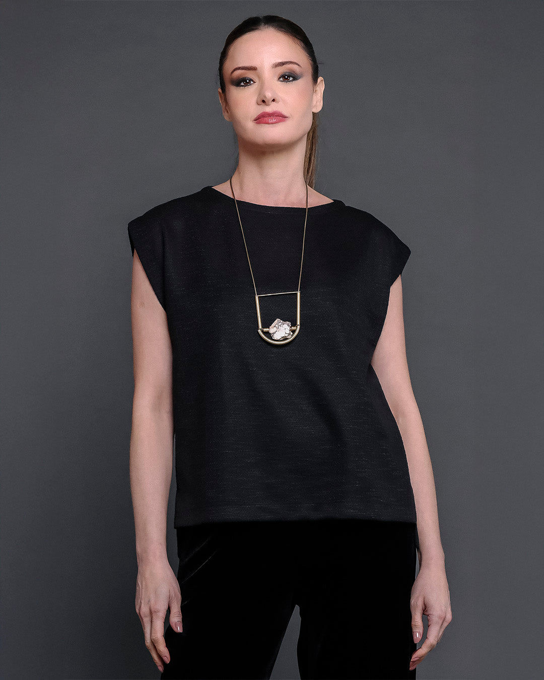 Blusa Tricô- Preta