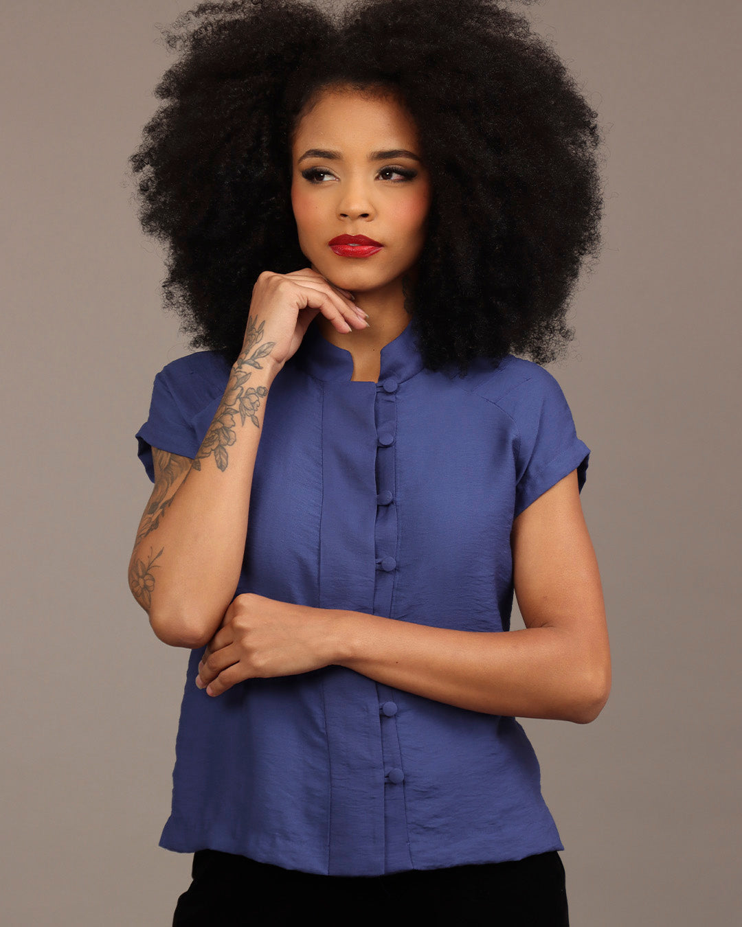Camisa Beijing - Safira