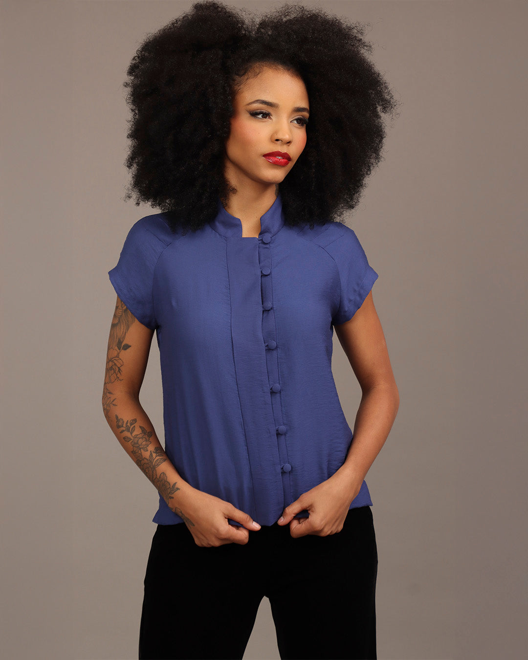 Camisa Beijing - Safira