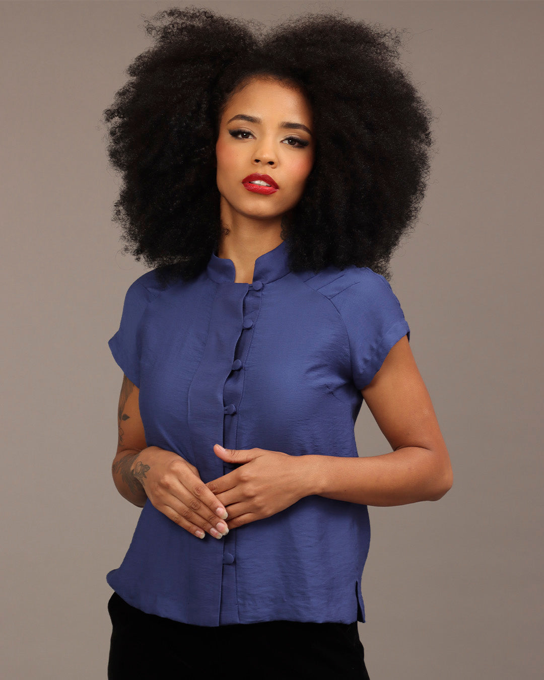 Camisa Beijing - Safira